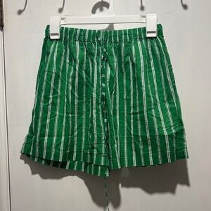 FAITHFULL THE BRAND sereno stripe cotton boxer shorys